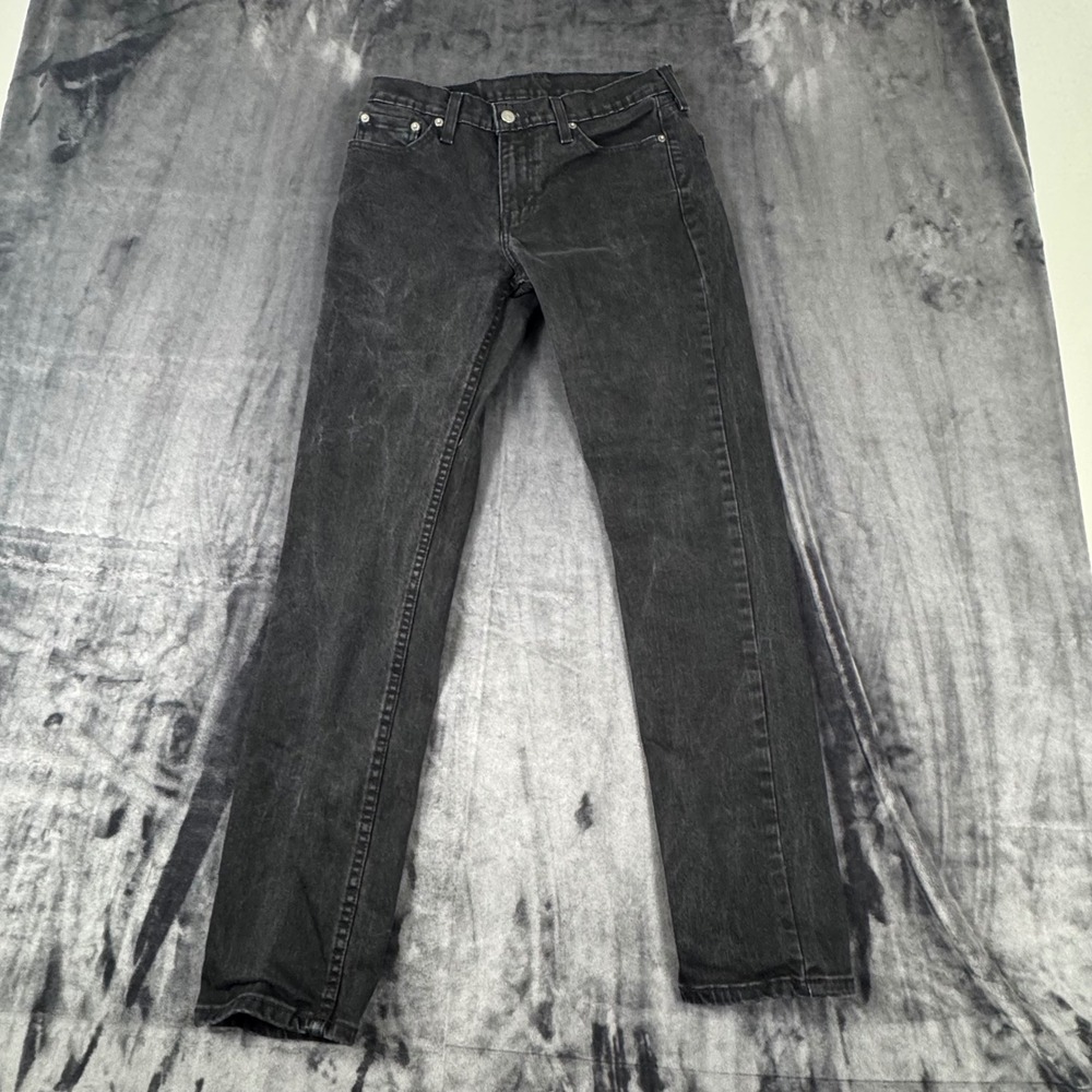 Levi's 511 Slim Fit Jeans Mens 30x32 Black‎ Faded Denim 04511-1907